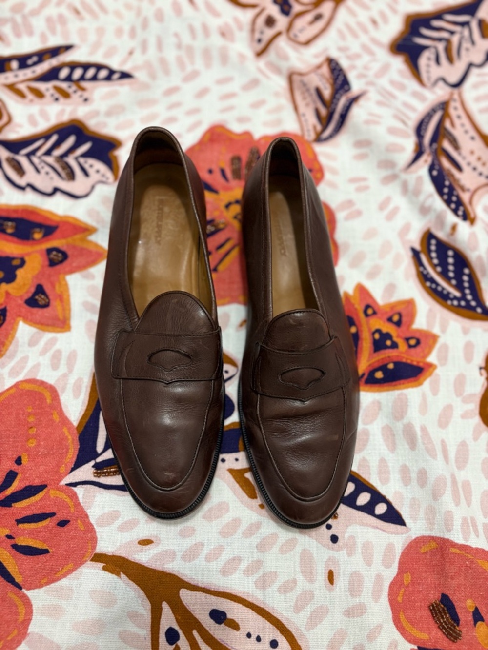 Suitsupply Leather Penny Loafers Brown Size 41.5/ US 8.5